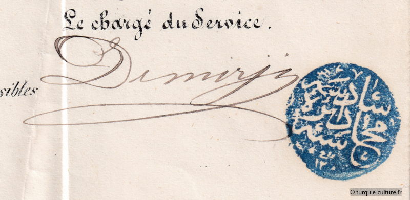 permis de transport, signature, 1872