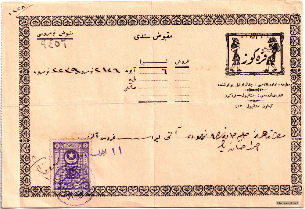 Karagöz quittance abonnement